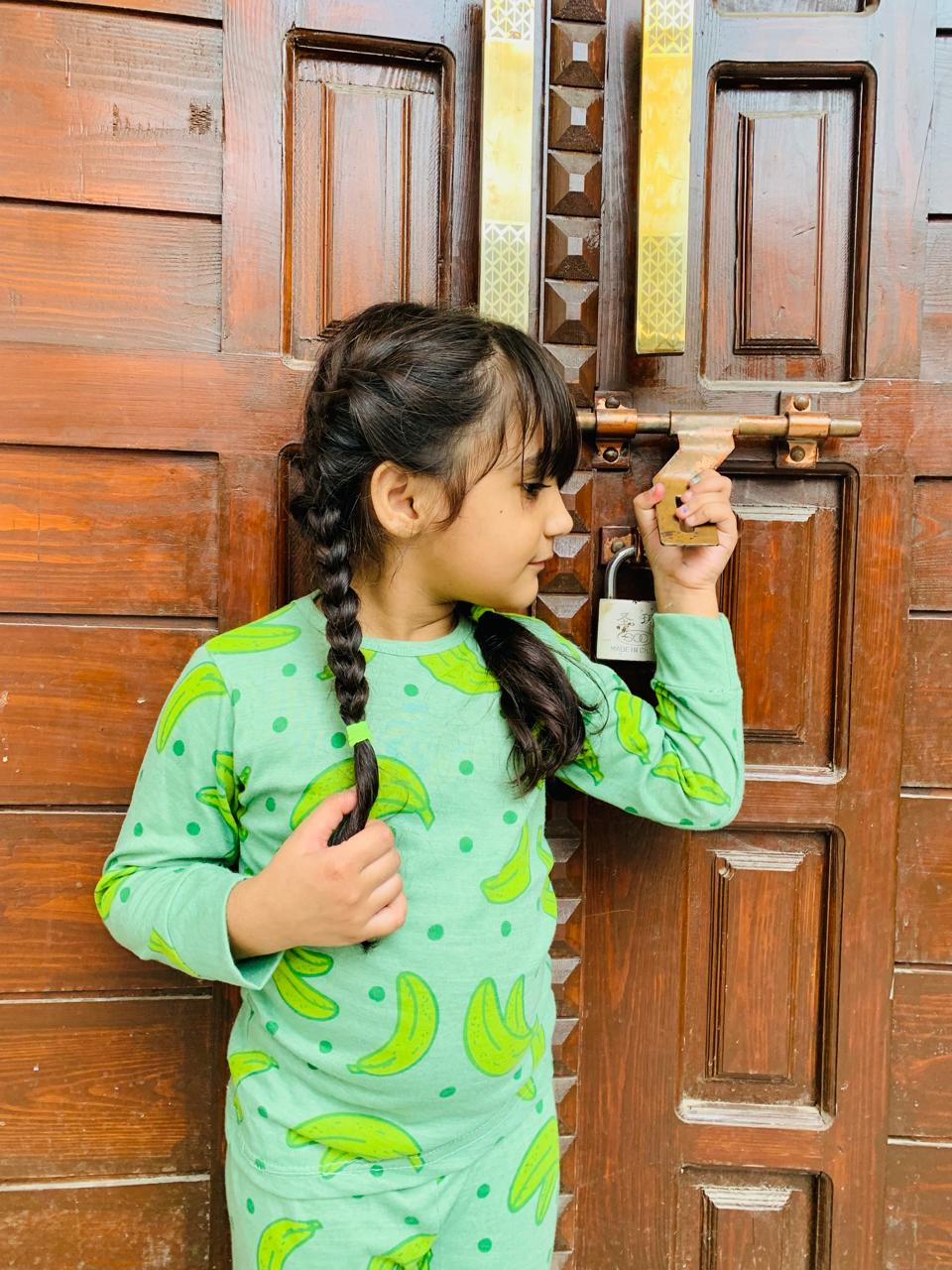 Banana Printed Kids Wear (Each)