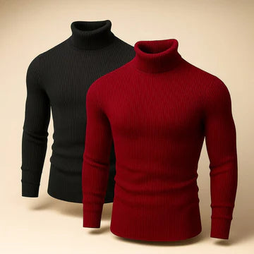 Pack Of 2 Basic High Neck