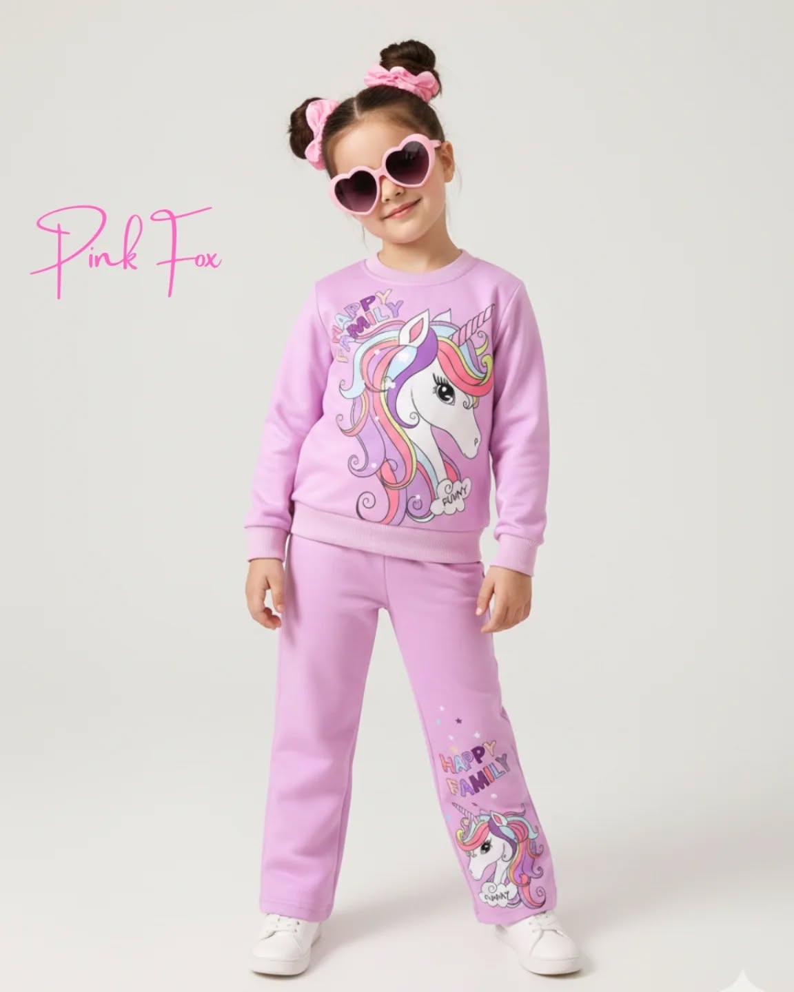 Happy Family Printed Fleece Winter Suit For Kids