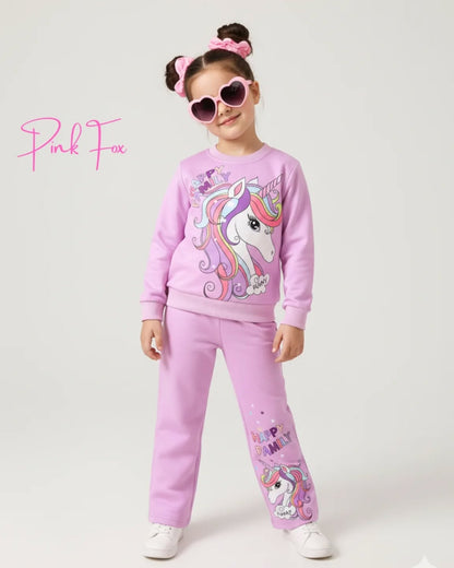 Happy Family Printed Fleece Winter Suit For Kids