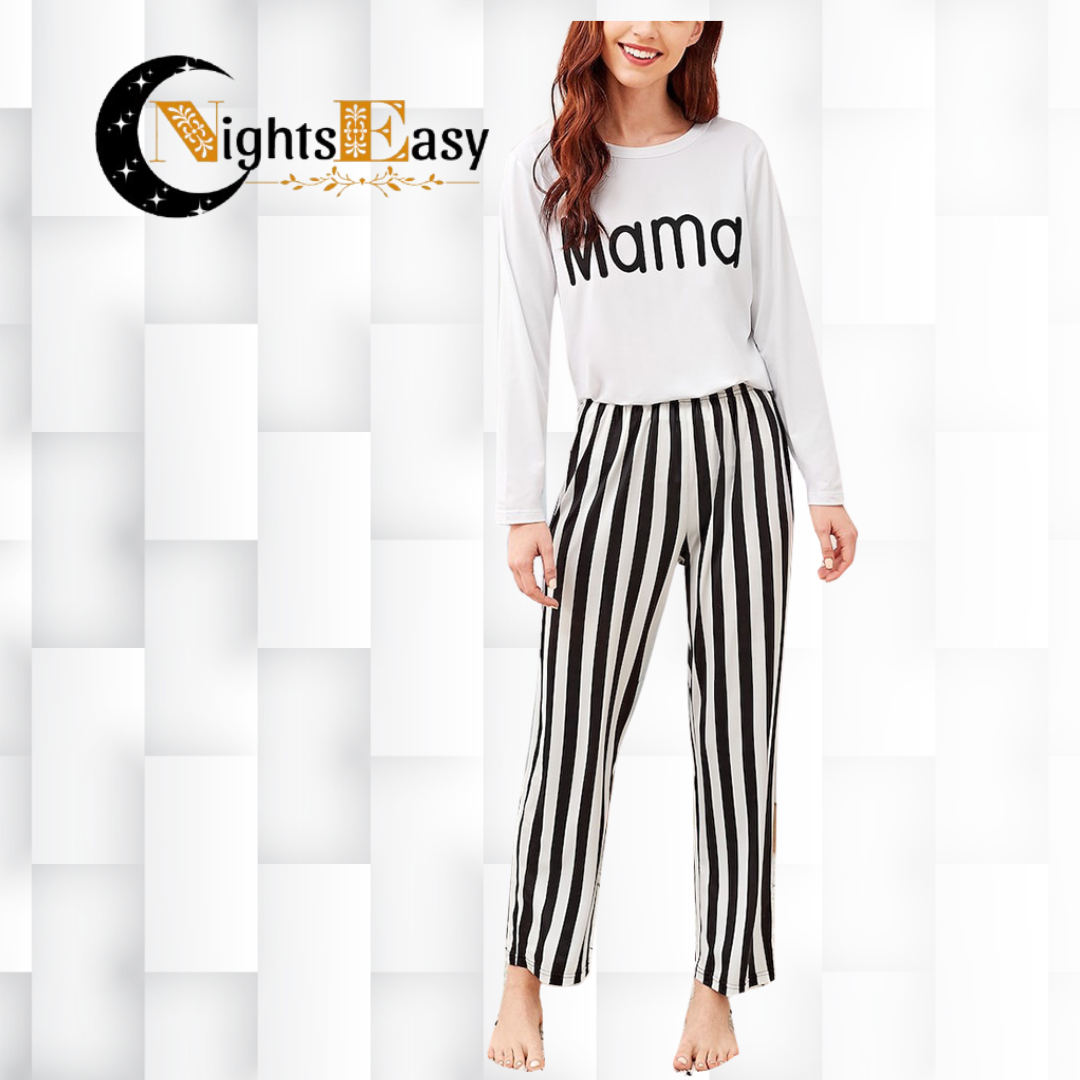 Mama Printed Night Suit