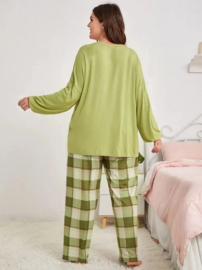 Eternal Love Full-Sleeves Printed Night Suit