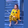 Yellow Mickey Mouse Printed  Night Suit