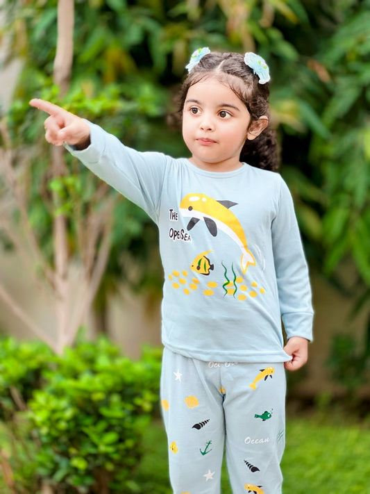Dolphin Printed Kids Wear (Each)