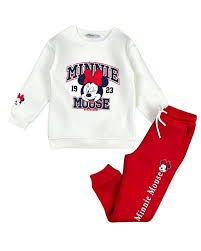 Mickey Mouse Shirt With Trouser Night Suit  (2 Piece)